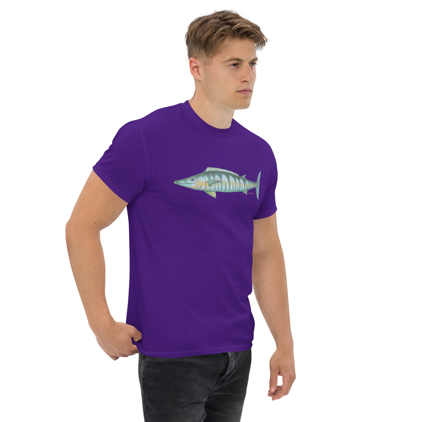 Wahoo design by Kirsten Blackburn on unisex classic tee