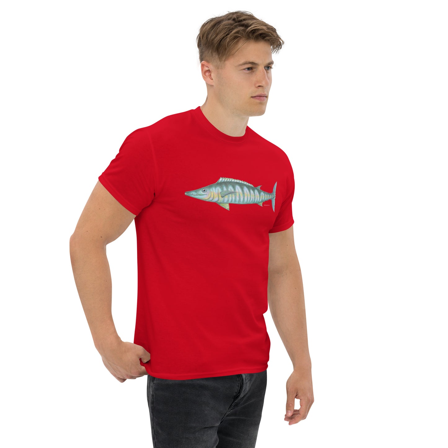 Wahoo design by Kirsten Blackburn on unisex classic tee
