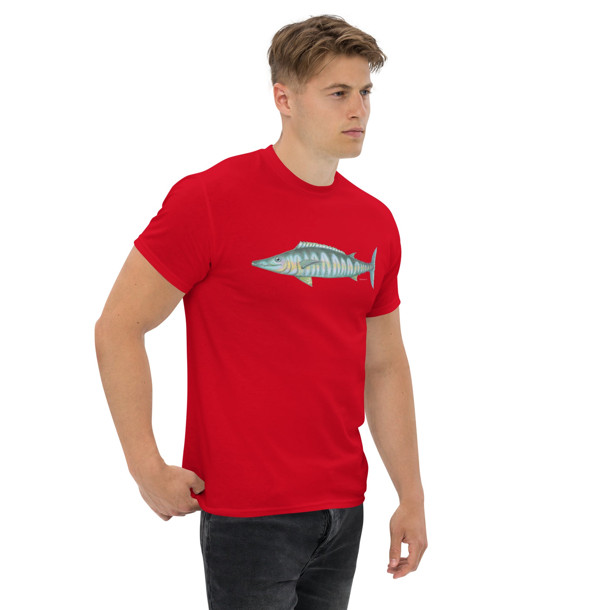 Wahoo design by Kirsten Blackburn on unisex classic tee