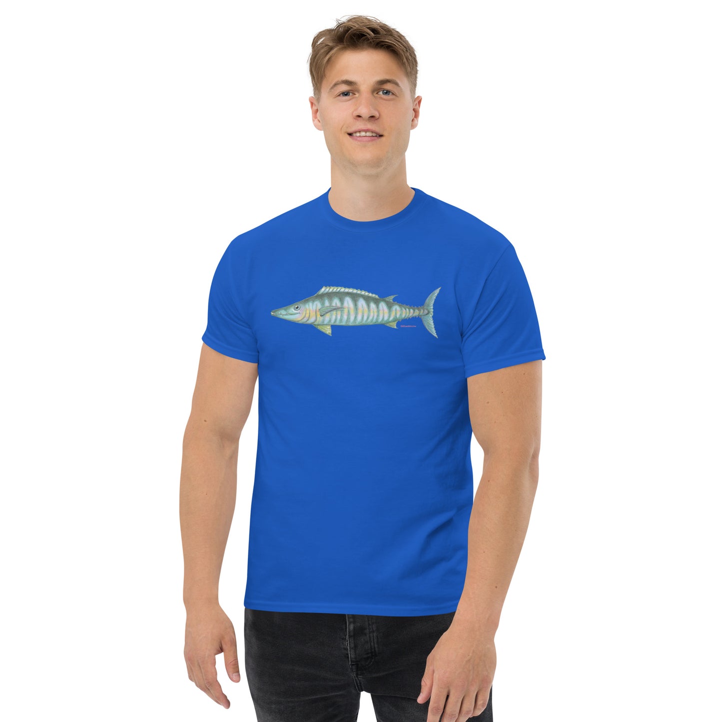 Wahoo design by Kirsten Blackburn on unisex classic tee