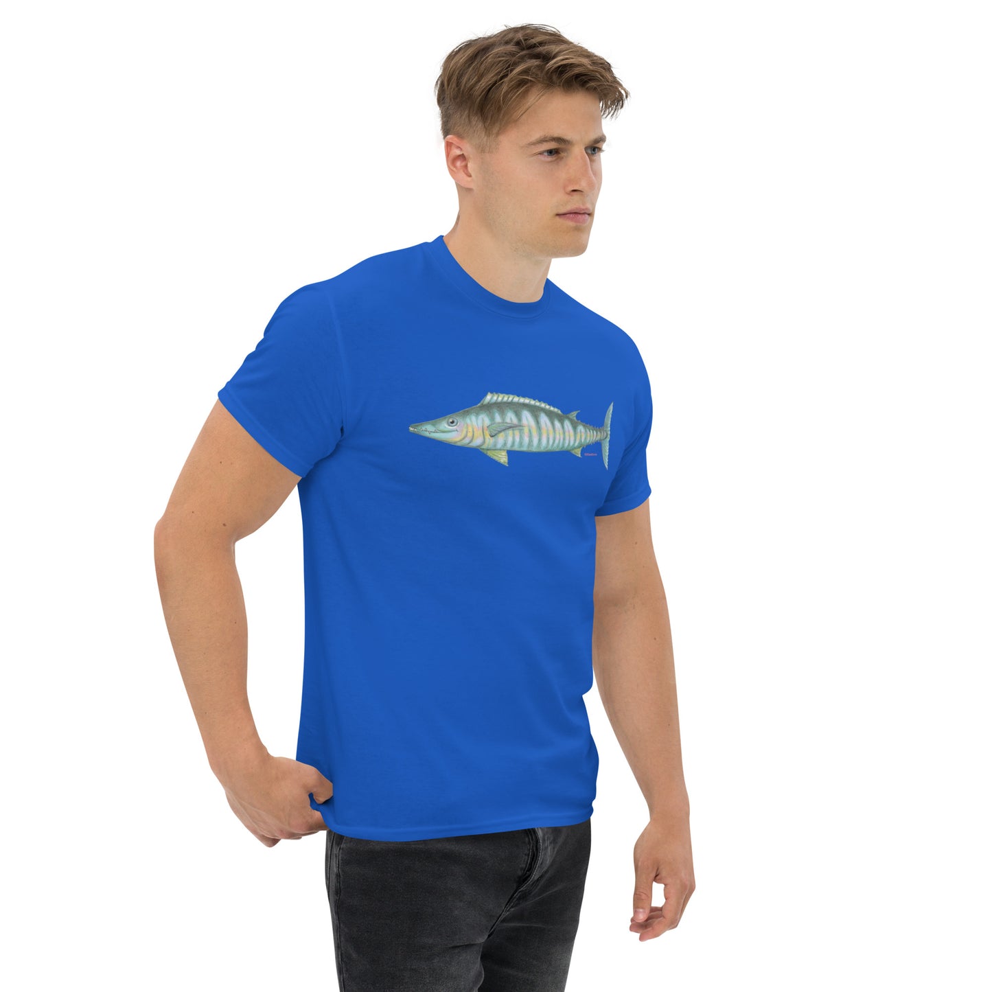 Wahoo design by Kirsten Blackburn on unisex classic tee