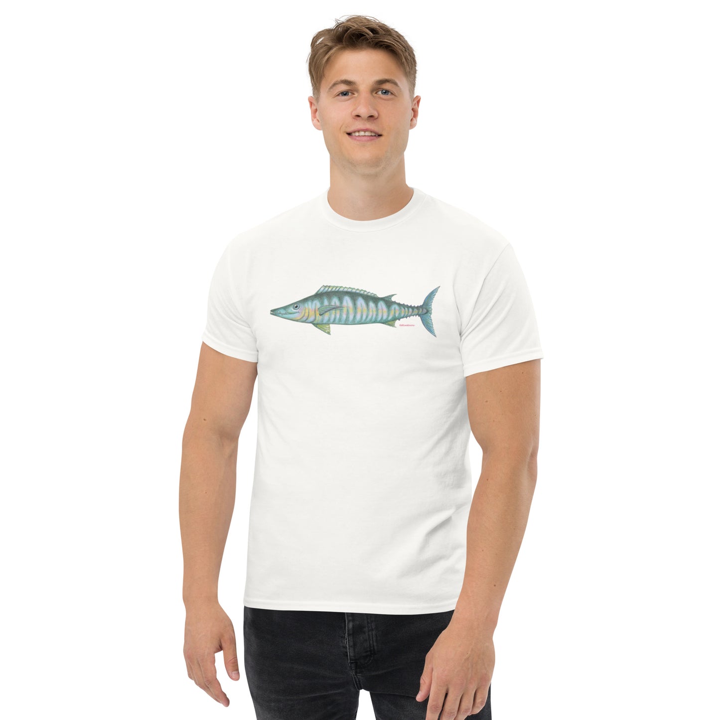 Wahoo design by Kirsten Blackburn on unisex classic tee