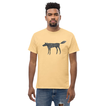 Wolf Of My Dreams graphic by Kirsten Blackburn printed on unisex cotton t-shirt